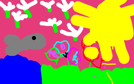 Sommaräng det fina maskrosstället